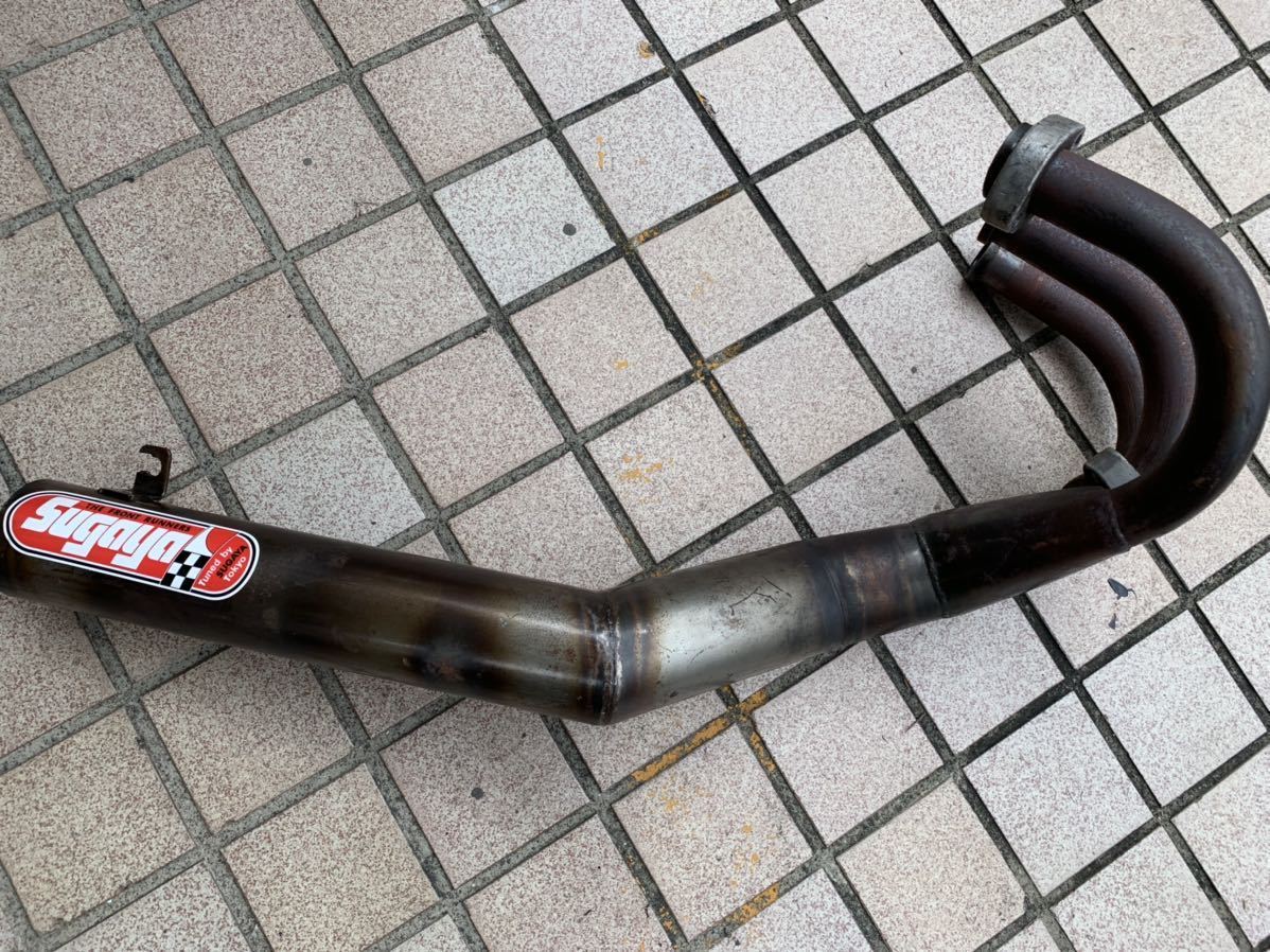 バリ当時物！KH250、350　スガヤロング？マフラー スガヤ ショート KH250 350SS 当時物 カワサキ用 マフラー 【公式通販】