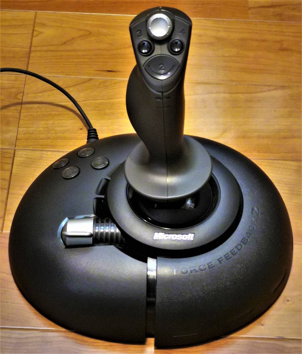【爆買い，高品質】 Microsoft SideWinder Force Feedback 2 サイドワインダー フォースフィードバック２(ジョイスティック)｜売買されたオークション情報、yahooの商品情報をアーカイブ公開 - オークファン ジョイスティック