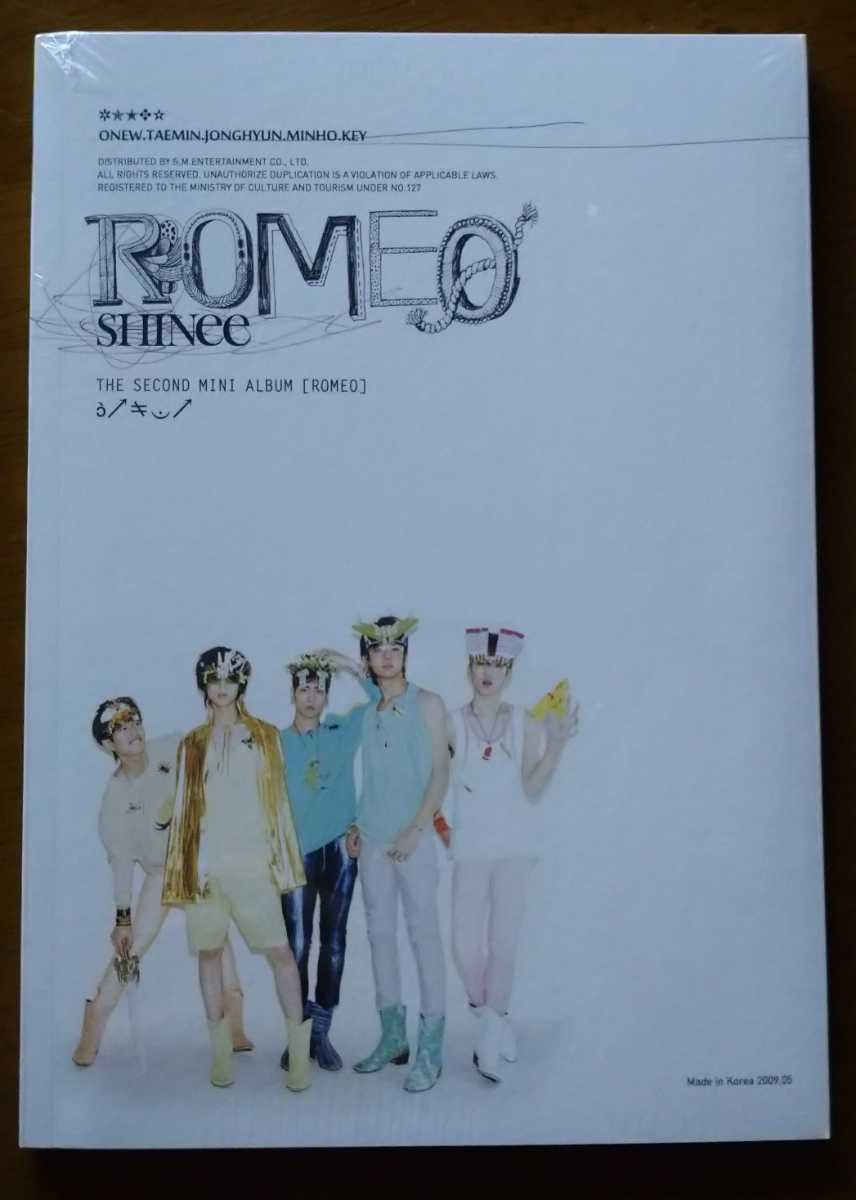 SHINee romeo オニュ onew 韓国盤 CD 公式　新品未開封 未開封 SHINee romeo 韓国版 CD オニュ バージョン 【公式通販】