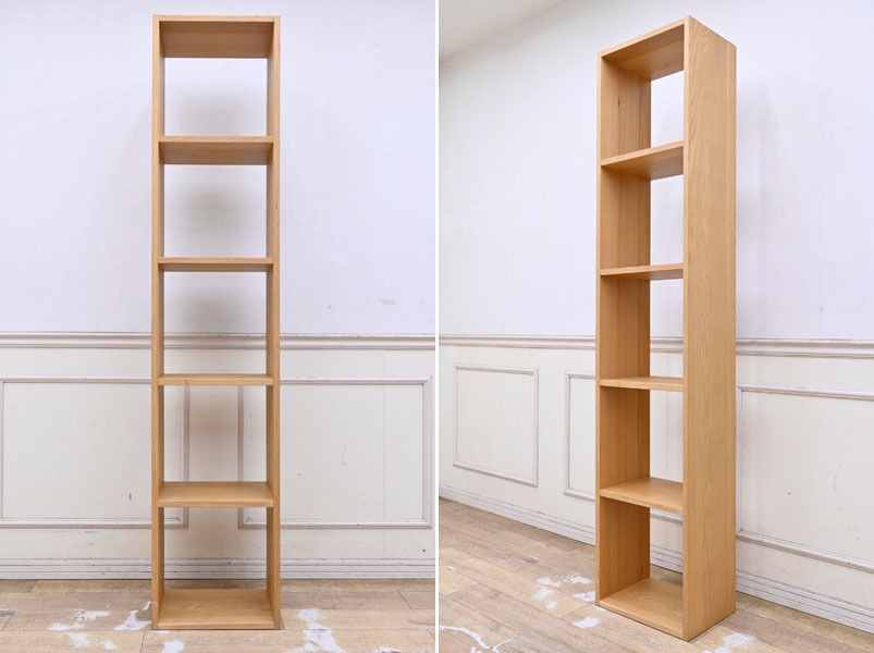 大人気，100%新品 F0110M 無印良品 MUJI オーク材 スタッキングシェルフ 1列5段 オープンラック 飾り棚 本棚 引き取り大歓迎(無印良品)｜売買されたオークション情報、yahooの商品情報をアーカイブ公開 - オークフ 無印良品
