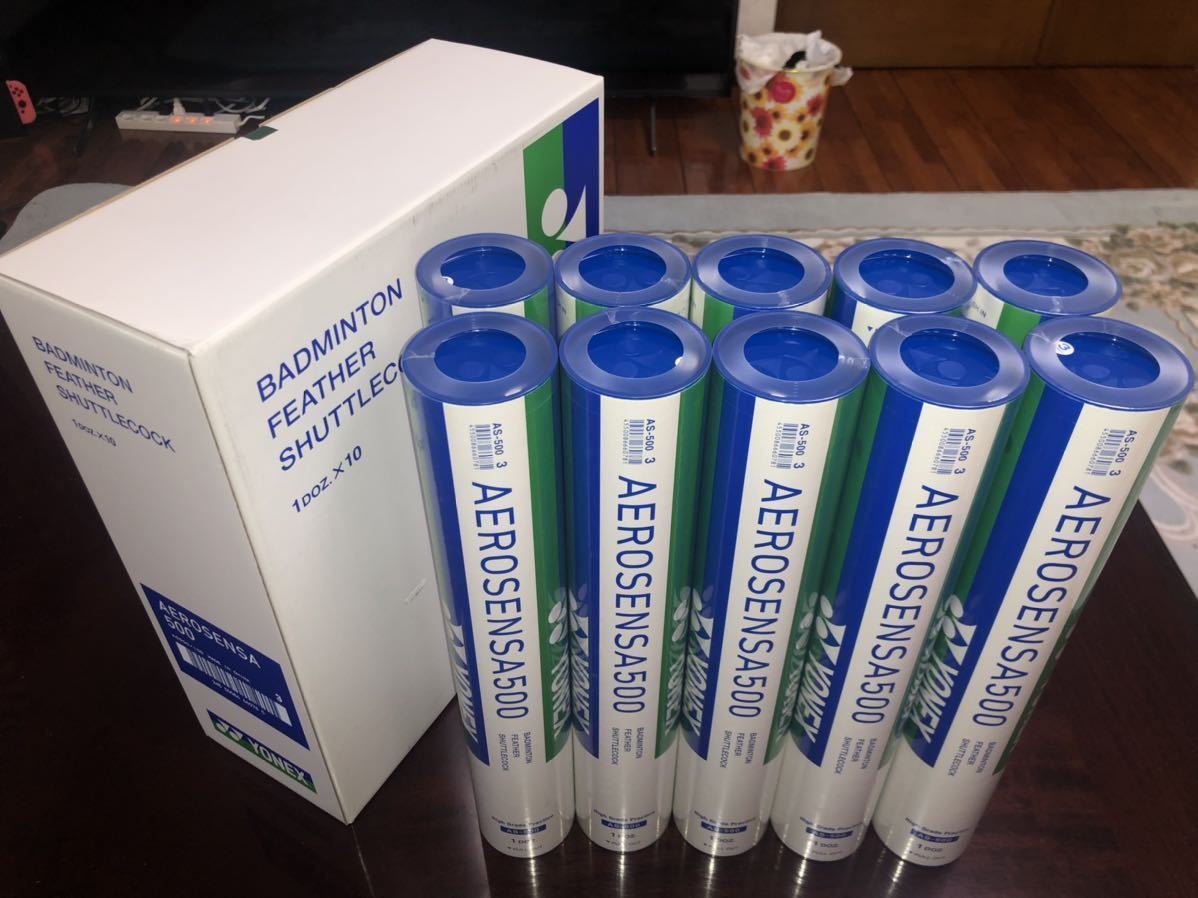 お得・送料無料] @未使用未開封バドミントンシャトル10ダース  