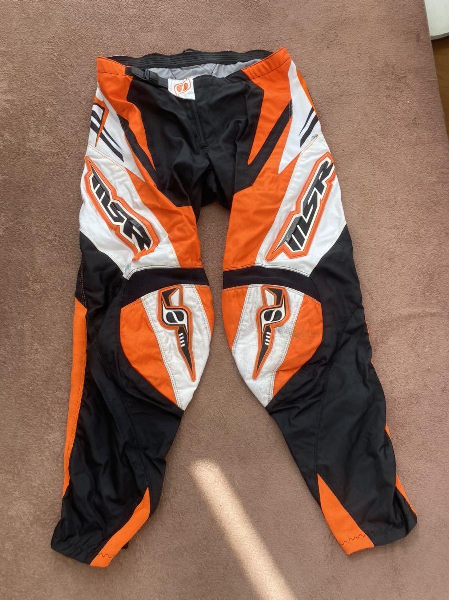 MSR オフロード パンツ サイズ 36 同色 グローブ付き バイクウエア