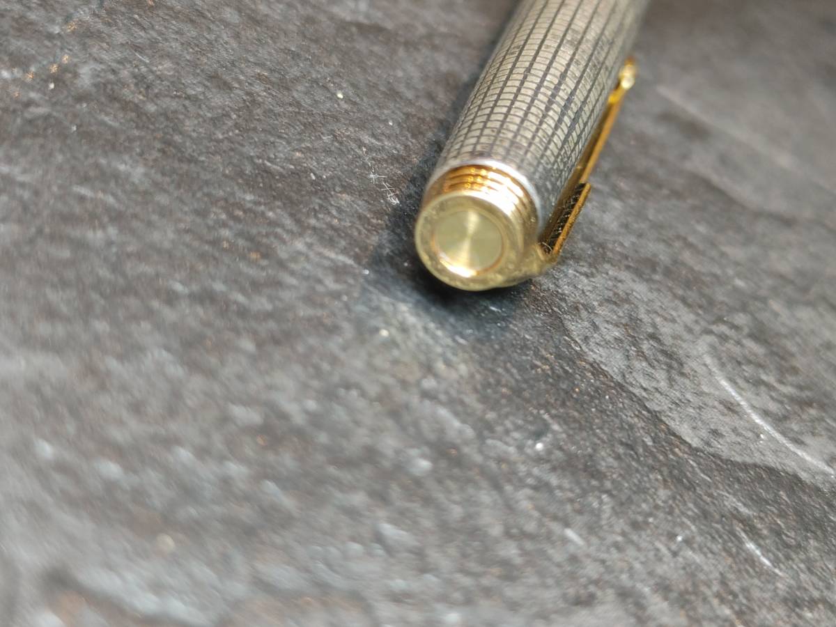 未使用保管品 パーカー USA製 スターリング 14K 万年筆 ボールペン ２本 スターリングシルバー 純銀92.5% x 30gParker スターリングシルバー製