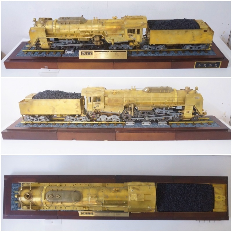 ☆品 DeAGOSTINI 蒸気機関車 C62 2 組立済み 鉄道模型 1/24スケール