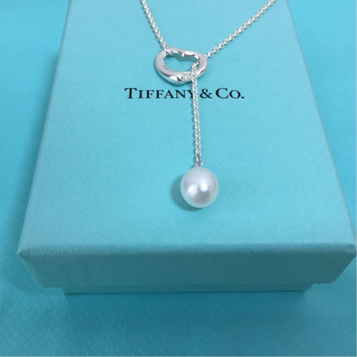 美品】Tiffany & Co. ティファニー オープン ハート エルサ 