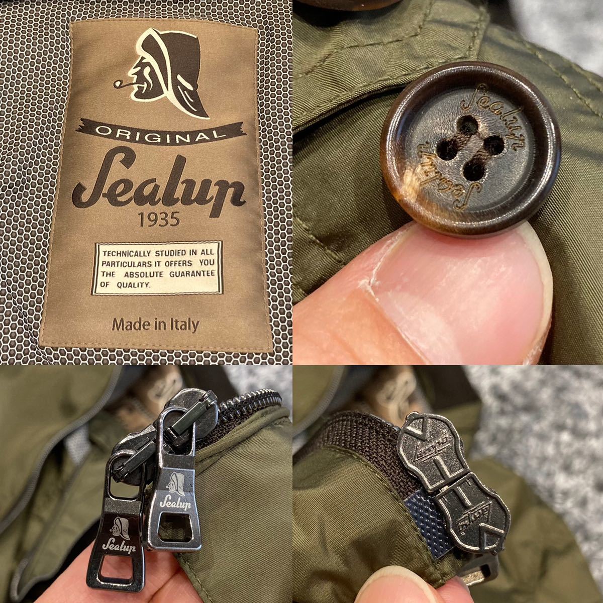 新品同様 90.000円前後 Sealup シーラップ ボマージャケット オリーブ 