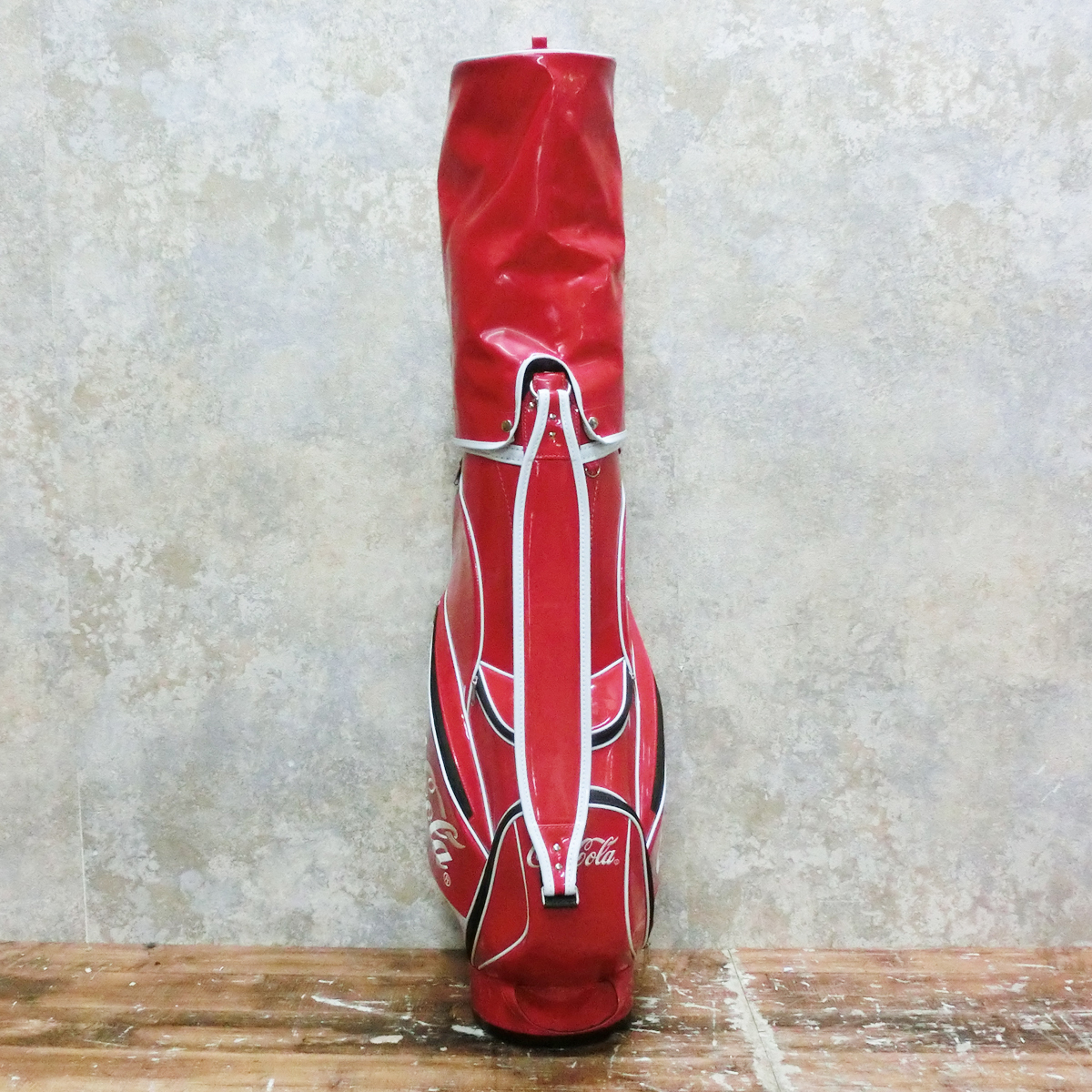 ○ 札幌発 希少 Coca-Cola コカコーラ キャディバッグ ゴルフバッグ