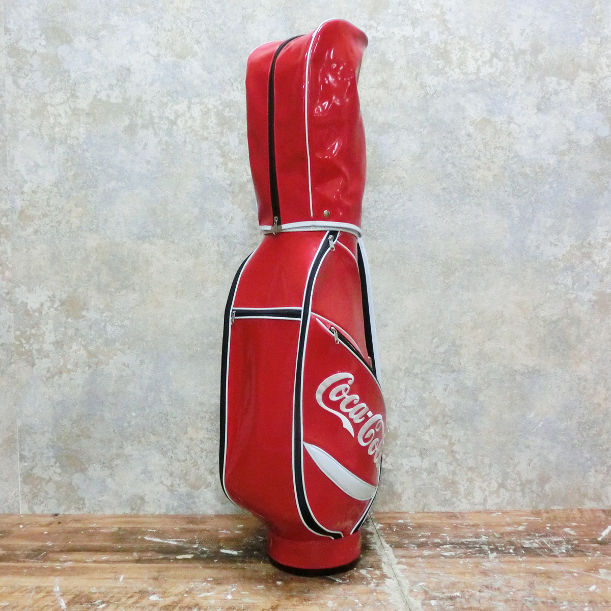 ○ 札幌発 希少 Coca-Cola コカコーラ キャディバッグ ゴルフバッグ