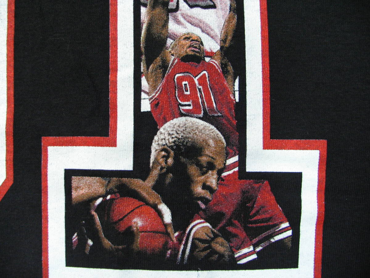 デニス ロッドマン Tシャツ DENNIS RODMAN TULTEX BULLS 91 ブルズ 91 