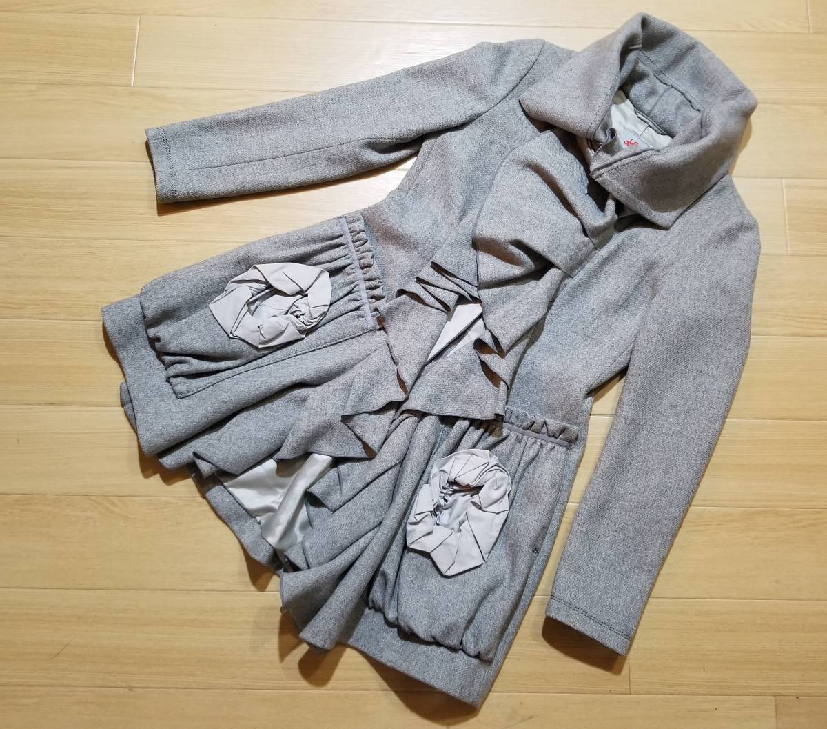 MARITHE FRANCOIS GIRBAUD マリテフランソワジルボー LE CASUAL DE コート サイズM グレー