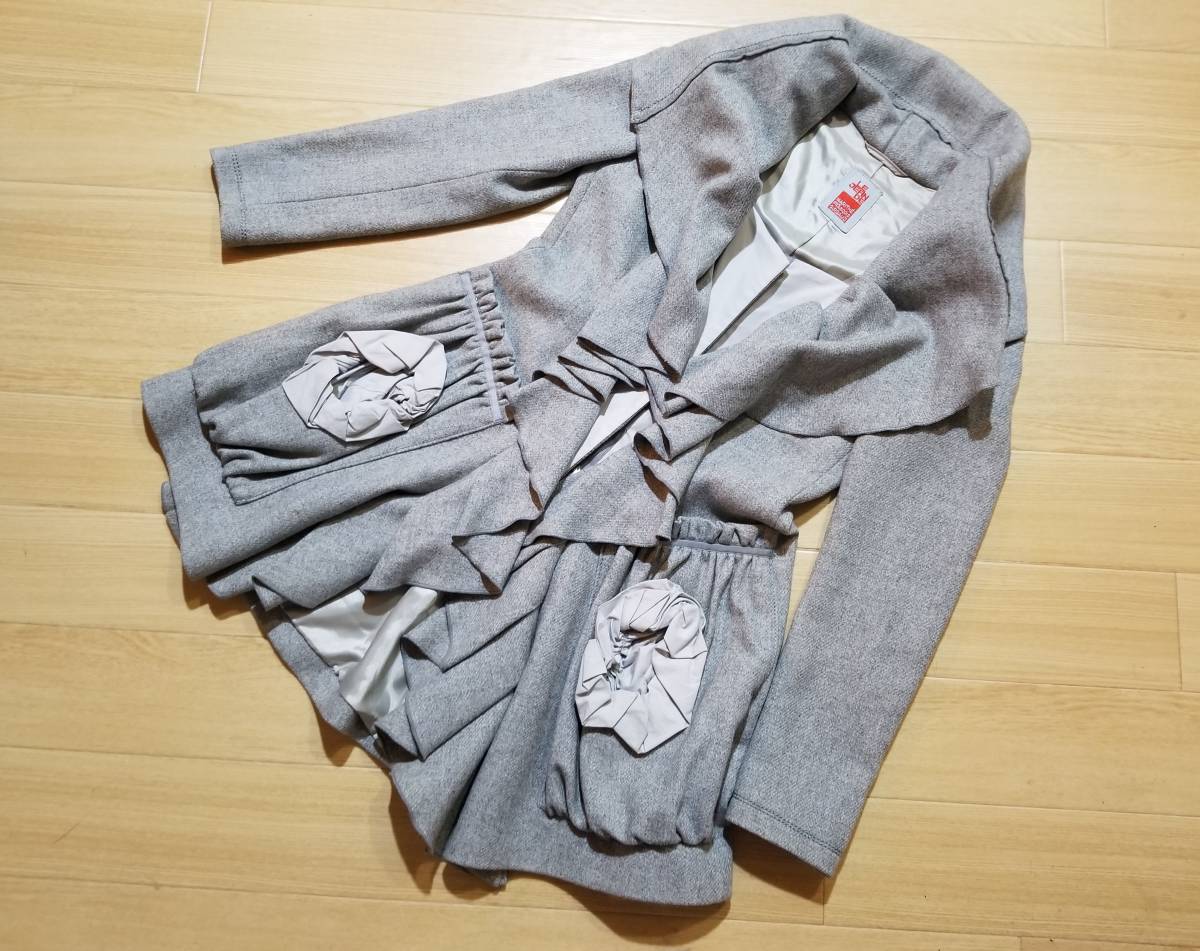 MARITHE FRANCOIS GIRBAUD マリテフランソワジルボー LE CASUAL DE コート サイズM グレー