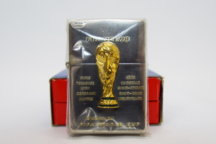 グッジョブ》◇ZIPPO FIFA WORLD CUP FRANCE98 LIMITED EDITION