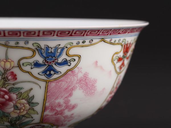 中国古玩 唐物 清代 粉彩 雍正年製 款 鉢 時代物 極上品 初だし品