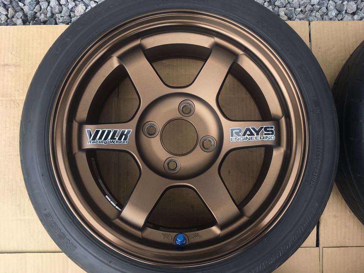 レイズ TE37 14インチ15インチ 3本セットPCD100 4穴 レイズ TE37 14インチ15インチ 3本セットPCD100 4穴 - メルカリ
