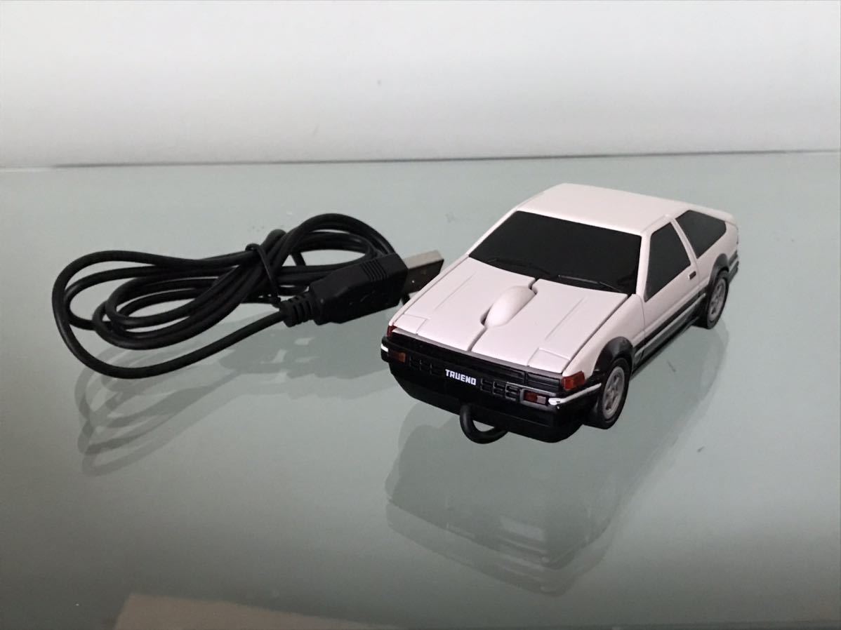 送料無料　トヨタ　AE86 トレノ　カーマウス　車型　ミニカー型　イニシャルD好きにも？　BOSS
