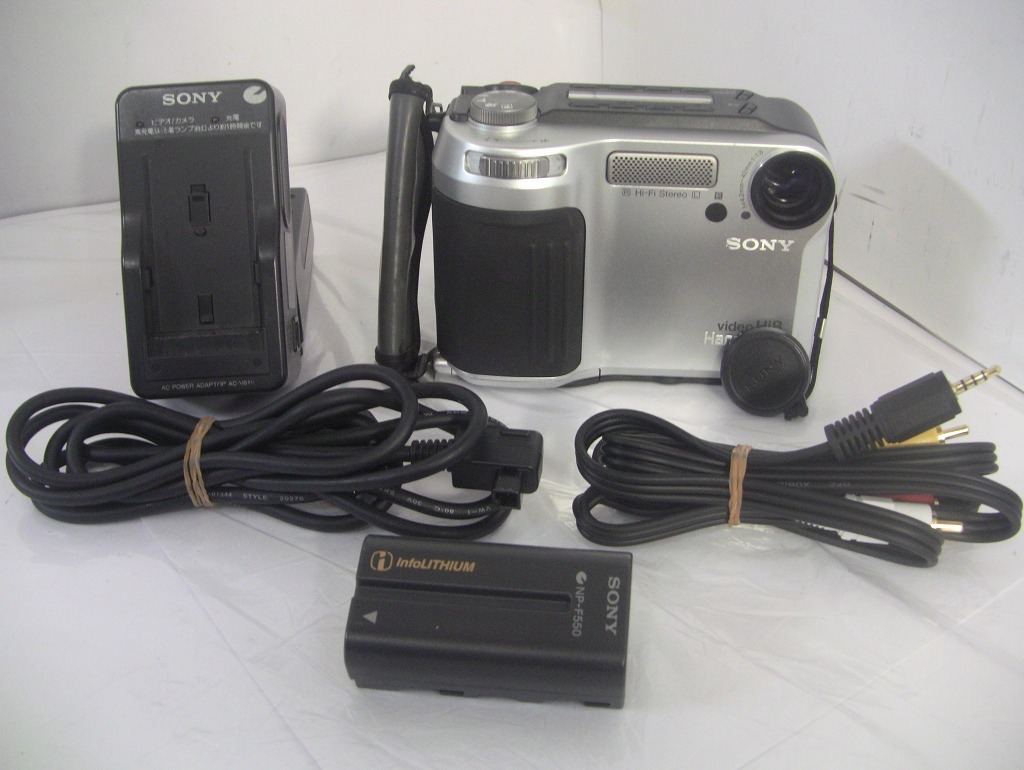 撮影再生ダビングOK 　SONY　DCR-TRV310　付属品有　動作OK SONY ダビングに！動作確認済み再生OK・録画OK ソニー 動作品再生OK