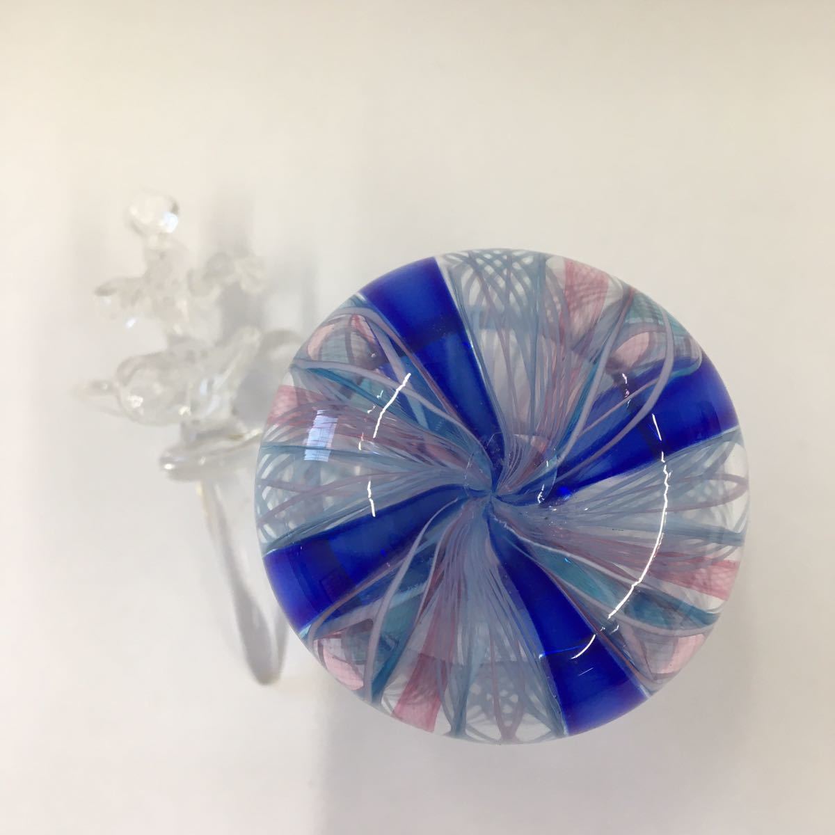 ○ヴェネチアングラス ベネチアングラス 香水瓶 蓋付き 花瓶にも ○ヴェネチアングラス ベネチアングラス 香水瓶 蓋付き 花瓶にも