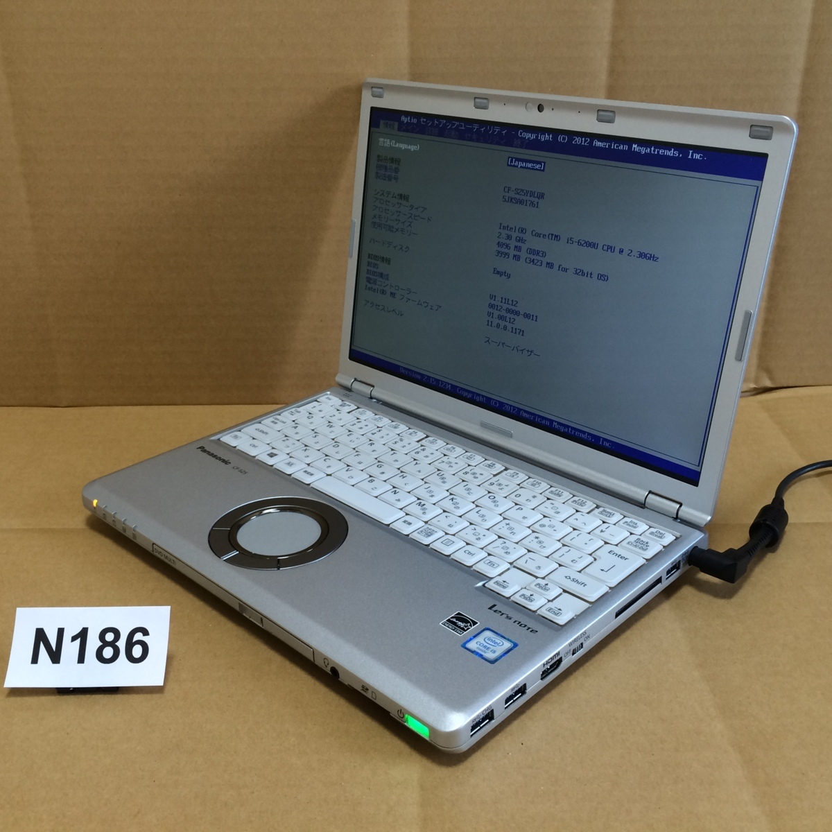Let's note Panasonic BIOS CF-SZ6 Note Let'snote CF-NX2 レッツ