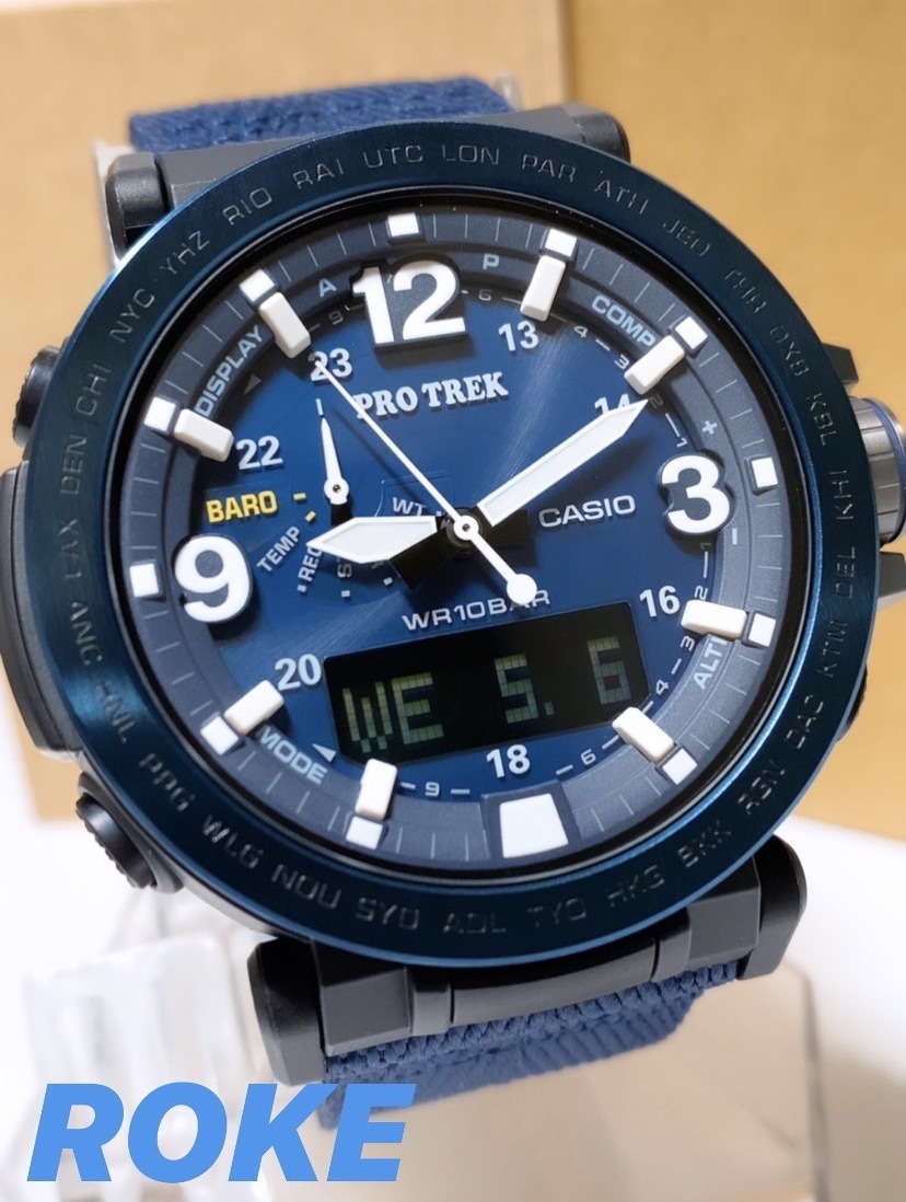 プロトレック カシオ CASIO トリプルセンサー By casio トリプル