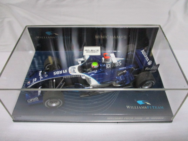 Minichamps Williams F1 Team FW26 1/43 - Mark Webber 2006 (Boîte Plexi Abîmée)