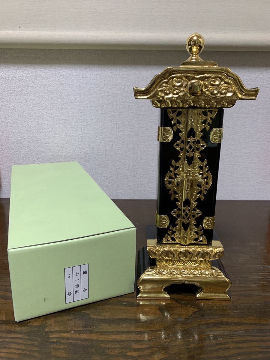 格安，新品 10点まとめて 回出位牌 純金 上一重回出 5号 5寸 高さ28.8cm(位牌)｜売買されたオークション情報、yahooの商品情報をアーカイブ公開 - オークファン 位牌