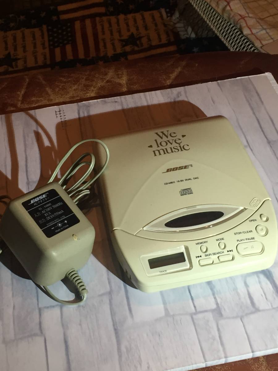 BOSE CDポータブルプレイヤー CD-M8Ⅲ アンティーク稼動品 中古 美品