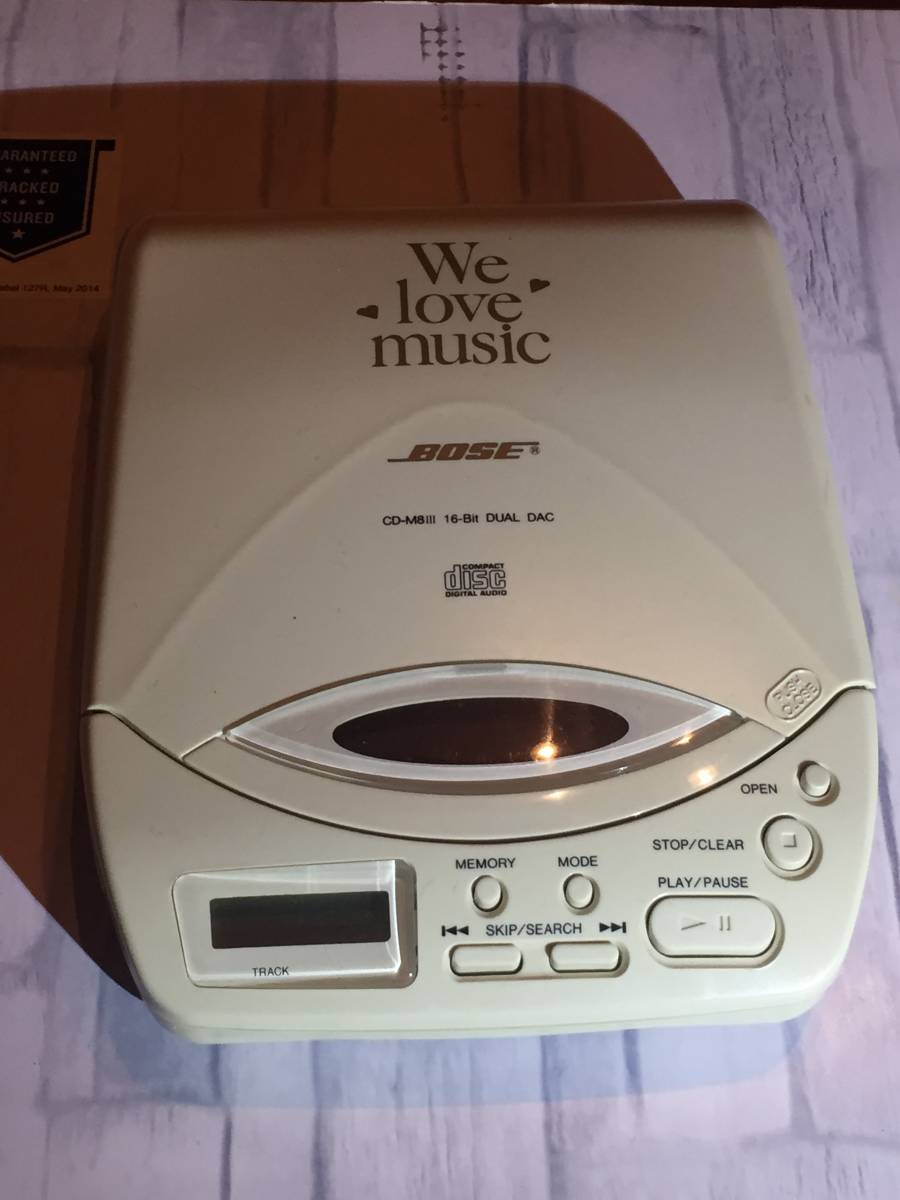 BOSE CDポータブルプレイヤー CD-M8Ⅲ アンティーク稼動品 中古 美品