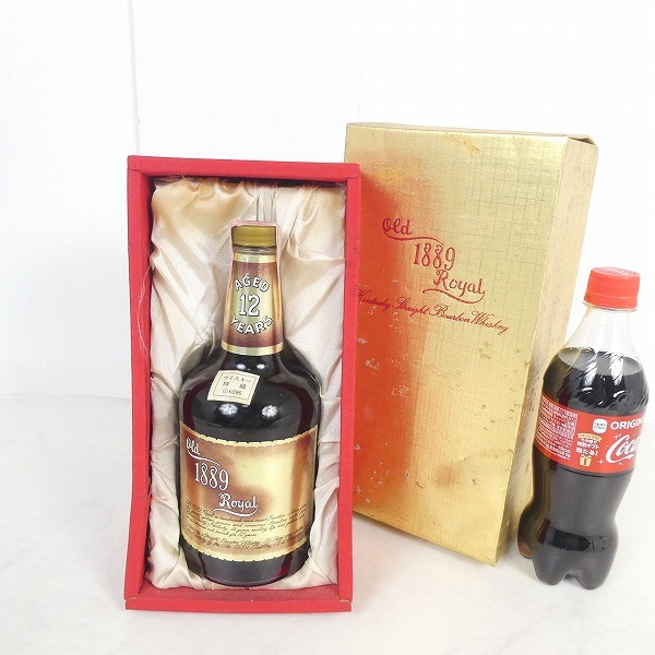 BE053s□未開栓 古酒 ウイスキー オールド 1889 ロイヤル 12年