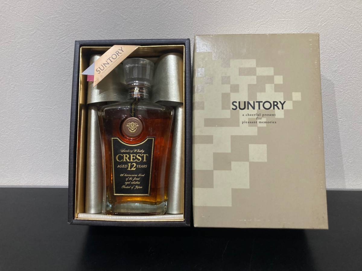 N1553 SUNTORY CREST 12年 サントリーウイスキー クレスト12年 700ml 