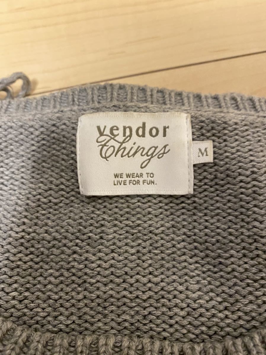 vendor Things COTTON CREW NECK DAMAGED SWEATER nonnative ノン 