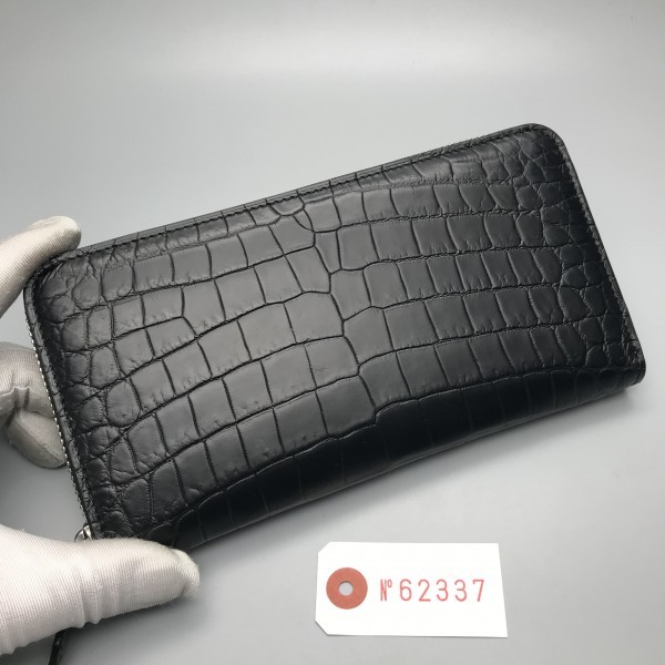  特注品 オススメ クロコダイル オーストリッチレザー 本革 ワニ革保証 長財布 ラウンドファスナー 腹革 一枚革 匿名配送 NO. 62337(長財布（小銭入れあり）)｜売買されたオークション情報、yah 長財布（小銭入れあり）
