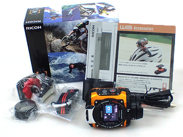 【大得価，格安】 RICOH 防水アクションカメラ WG-M1 オレンジ WG-M1 OR 8286 リコー LCA647-1(リコー)｜売買されたオークション情報、yahooの商品情報をアーカイブ公開 - オークファン リコー