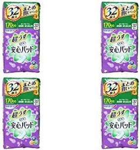 32枚×4個 【まとめ買い】リフレ 安心パッド まとめ買いパック 170ｃｃ 32枚入【×4個】 リフレ まとめ買いパック 超うす安心パッド リフレ超うす安心パッドまとめ買いパック170cc 170ｃｃ 超うす安心パッド３００cc