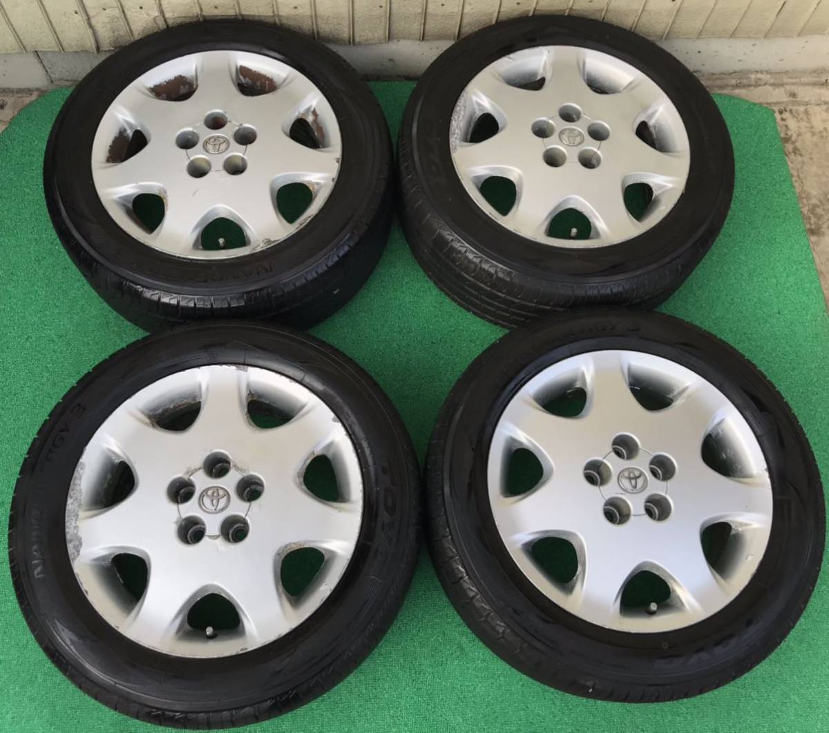 トヨタ　30セルシオ純正 17インチ メッキホイール タイヤセット Kaysun General Trading LLC.