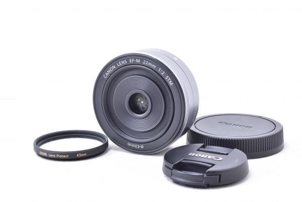 ☆新品級☆Canon キャノン EF-M 22mm STM シルバー