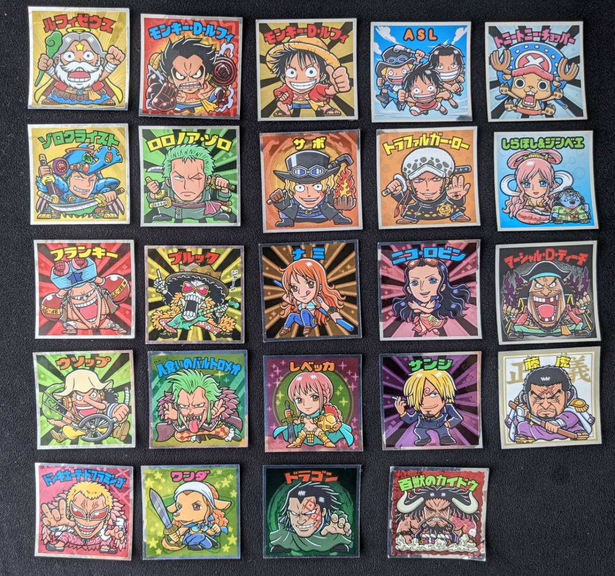 ２４枚セット ロッテワンピースマンチョコビックリマンシールセット ビックリマン 売買されたオークション情報 Yahooの商品情報をアーカイブ公開 オークファン Aucfan Com