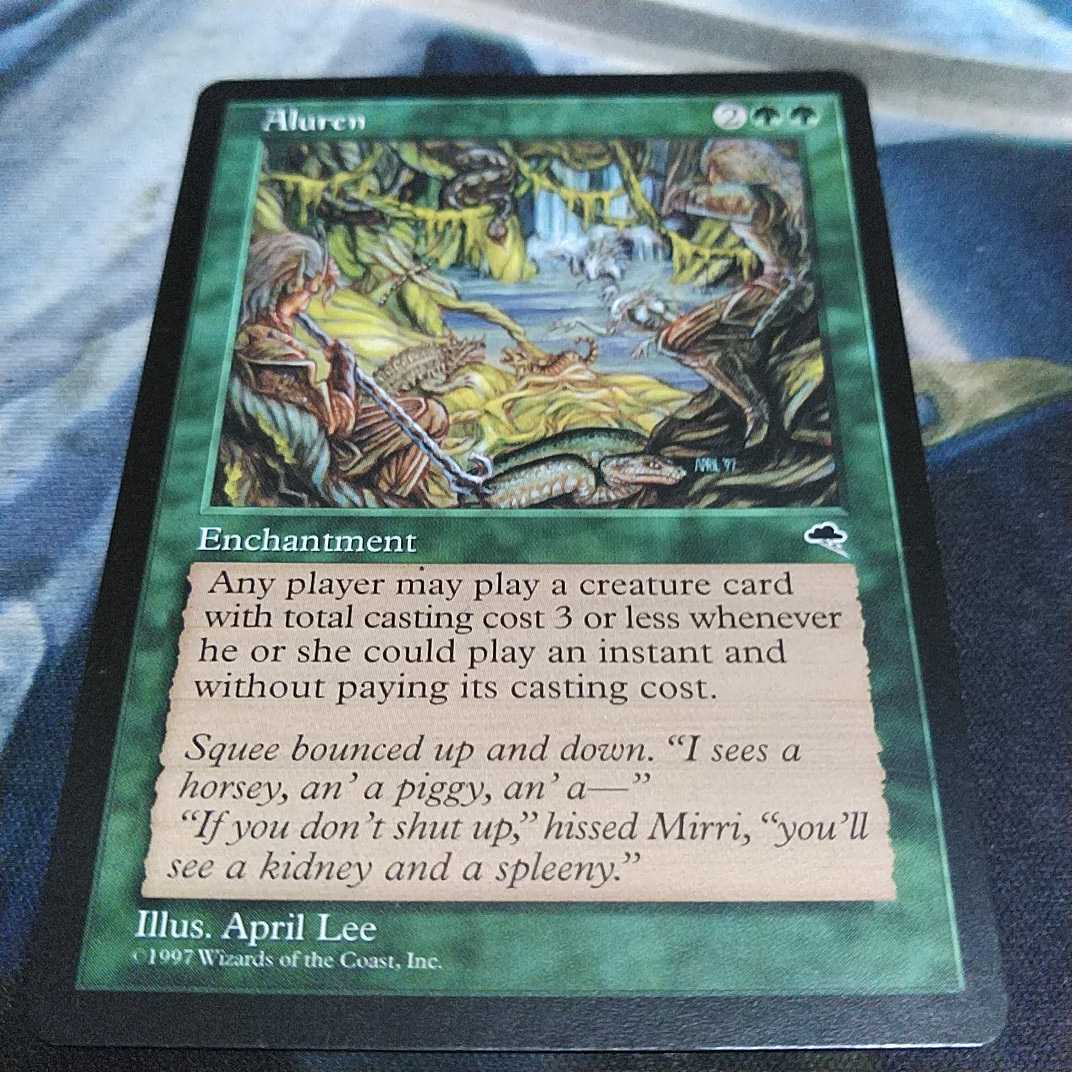 MTG 英語版 魔の魅惑 Aluren 魔の魅惑⁄Aluren : - MTG 英語