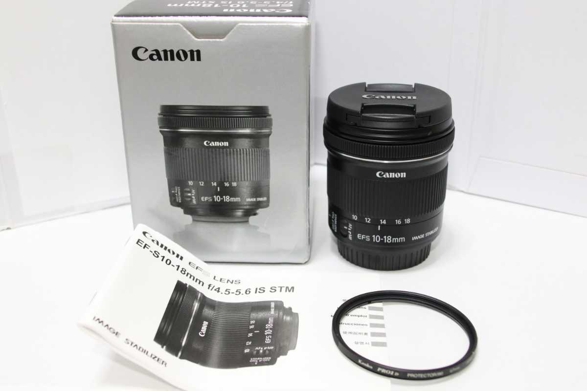 大人気☆CANON EF-S 10-18mm f/4.5-5.6 IS STM☆キャノン 広角レンズ