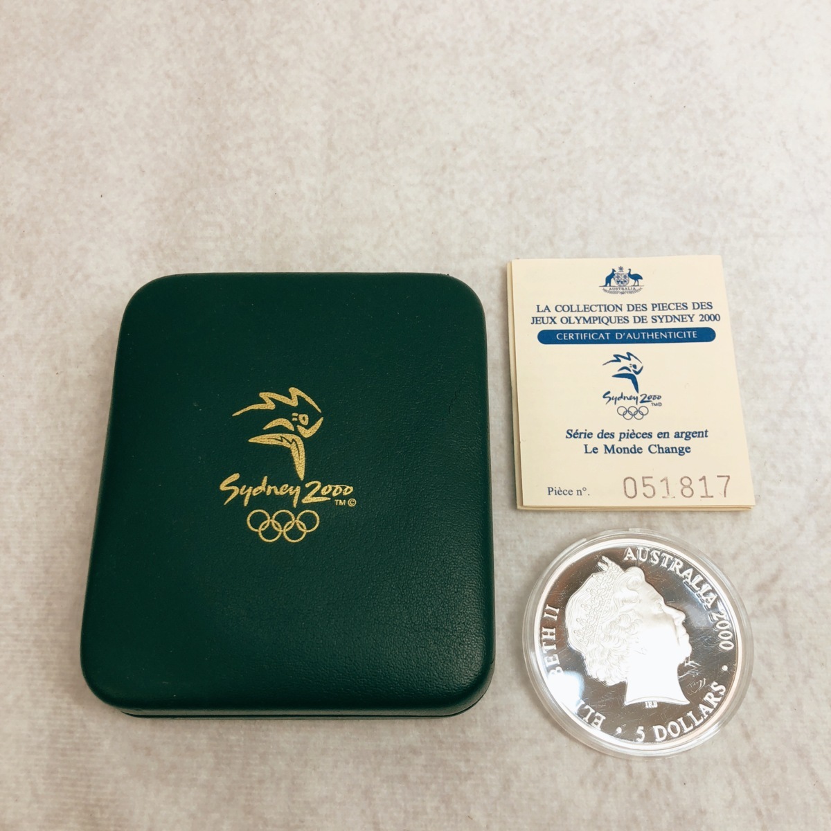 2000年 シドニーオリンピック オーストラリア 5ドル 5ドル銀貨 銀貨 5
