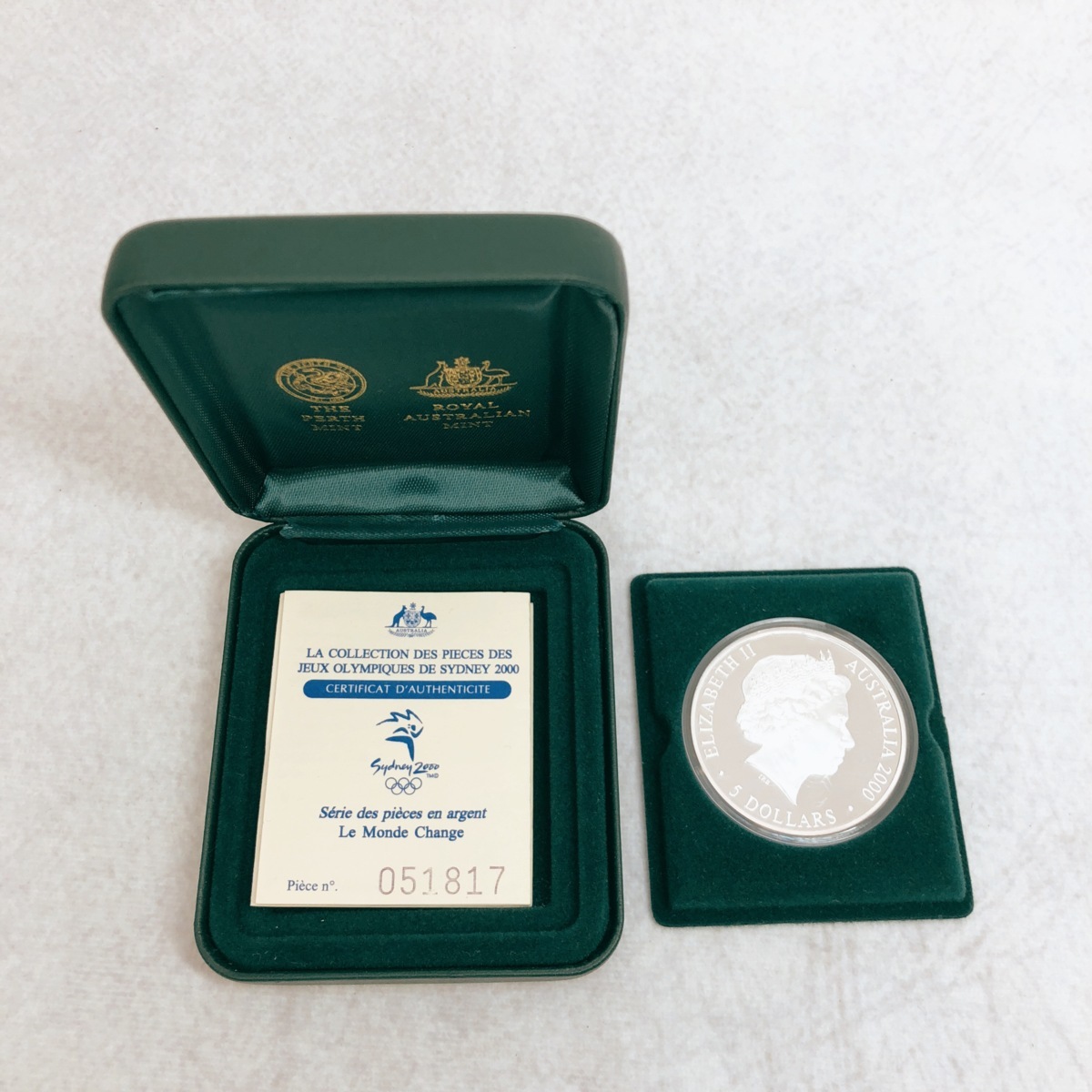 2000年 シドニーオリンピック オーストラリア 5ドル 5ドル銀貨 銀貨 5