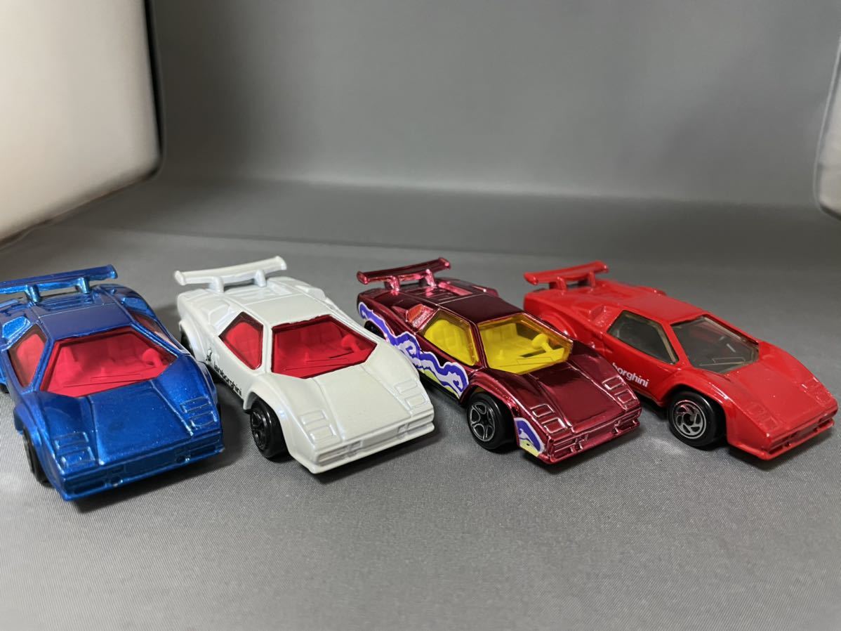 マッチボックス カウンタック 4台 MATCHBOX LAMBORGHINI COUNTACH