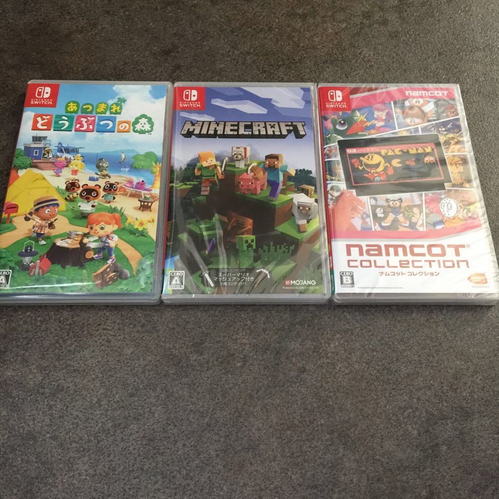 SALE，人気セール switch あつまれ どうぶつの森＋マインクラフト ＋ナムコットコレクション(ニンテンドースイッチソフト)｜売買されたオークション情報、yahooの商品情報をアーカイブ公開 - オークファン ニンテンドースイッチソフト