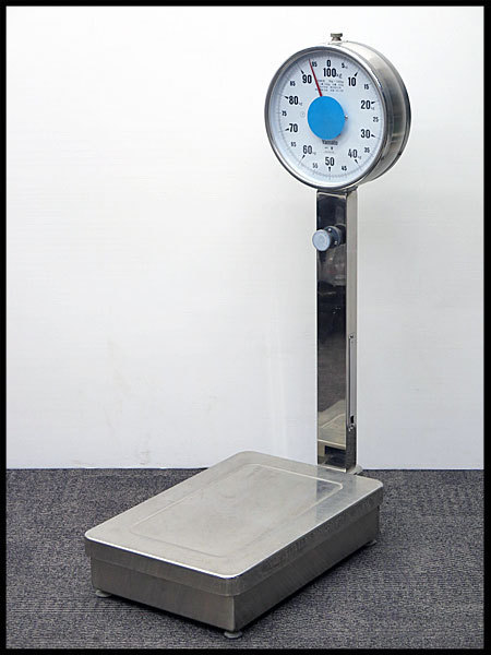 △YAMATO/ヤマト ステンレス製 台はかり DS-100 ひょう量100kg 