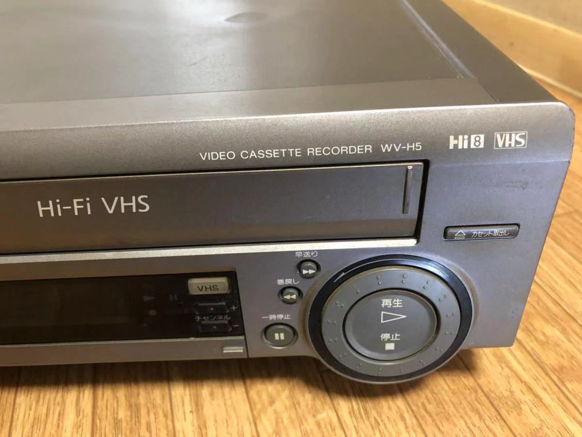 WV-H5 SONY VHS - ソニー HI8 リモコン付 ☆美品 HI-FI ビデオデッキ W