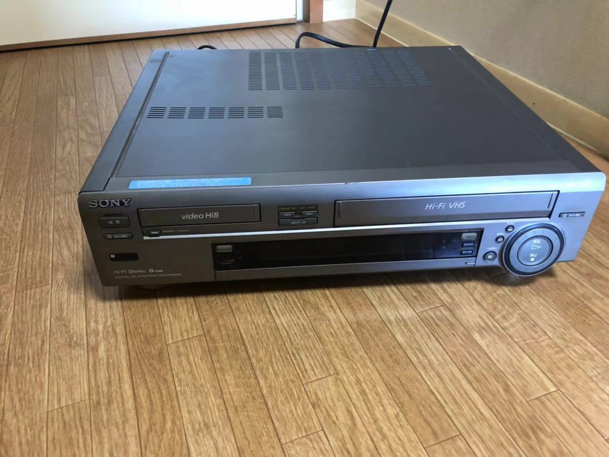 WV-H5 SONY VHS - ソニー HI8 リモコン付 ☆美品 HI-FI ビデオデッキ W