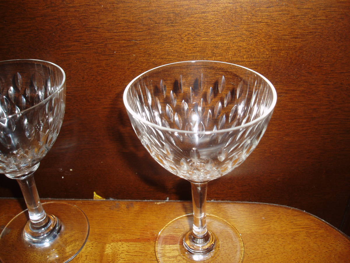 オールドバカラ（Baccarat ）グラス6個＜パリ　PARIS＞）