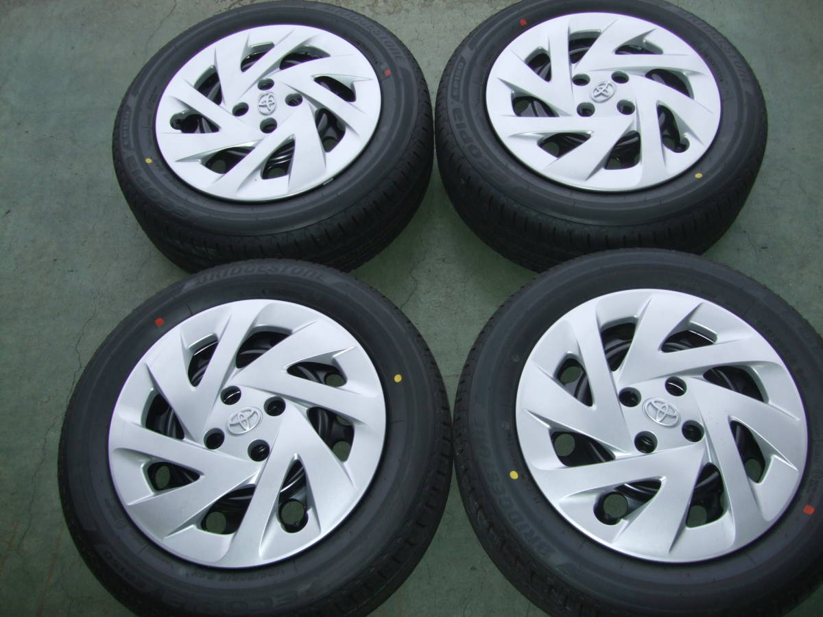 185/60R15 アクシオ新車外し　純正ホイール付き　1台分　4本