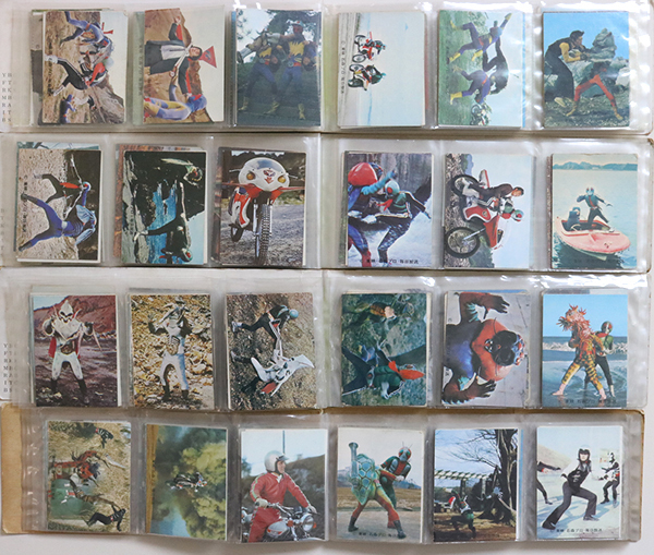 旧カルビー ◇ 仮面ライダー & V3カード 500枚以上！ アルバム7冊 + 70