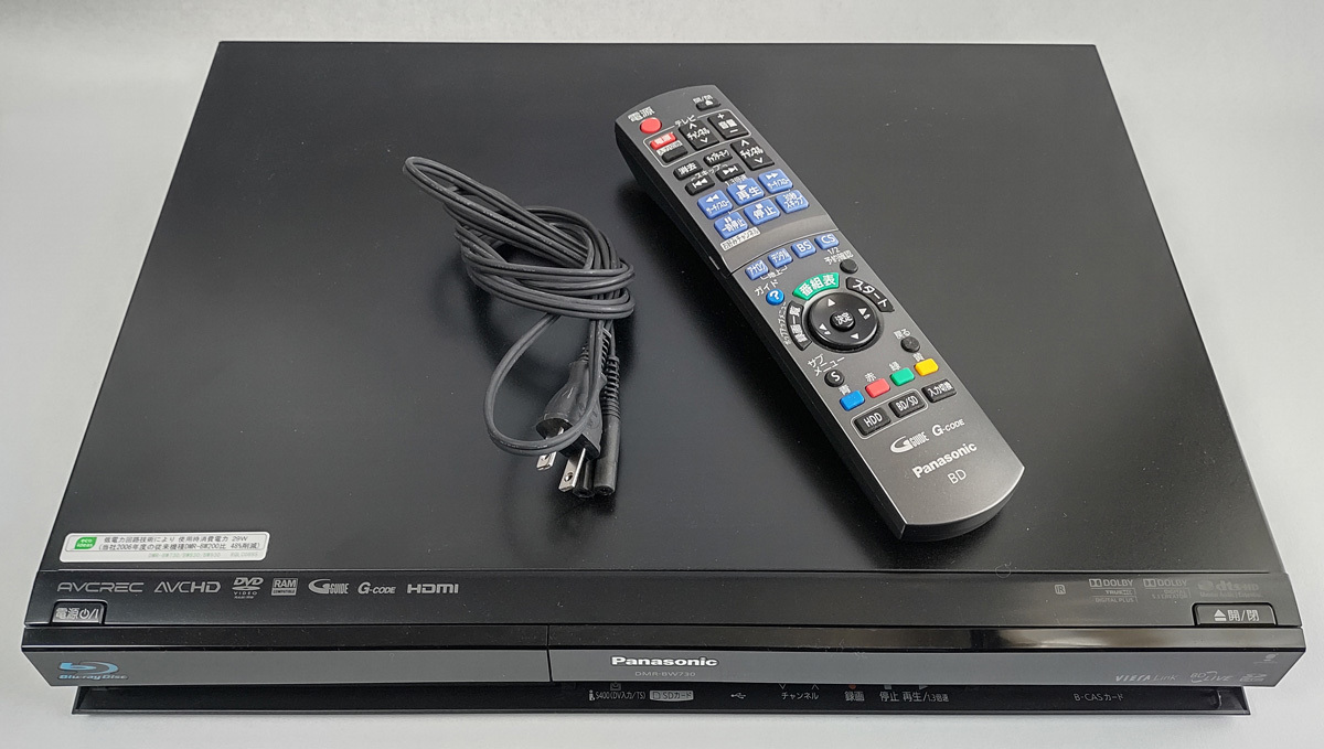 DMR-BW730 Panasonic ブルーレイレコーダー DIGA 320GB Blu-ray