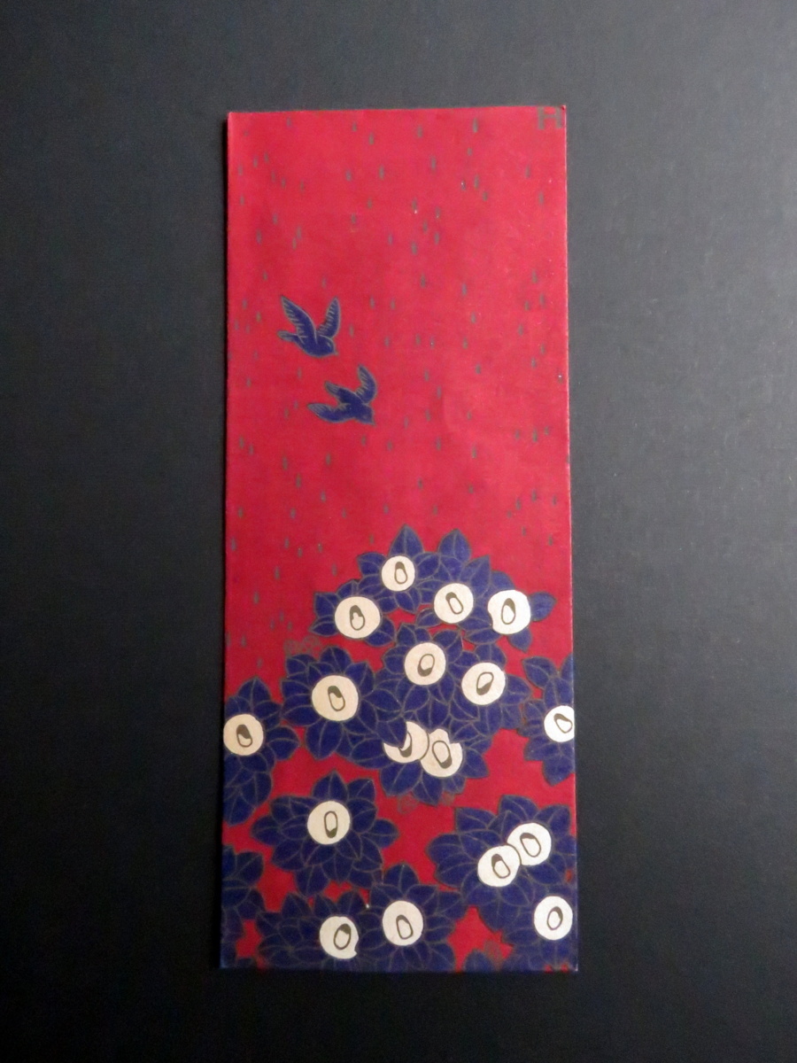 大正浪漫 木版画 ポチ袋 小林かいち「灯篭美人」 大正浪漫 木版画 ポチ袋 小林かいち「灯篭美人」 ◇戦前・木版刷絵